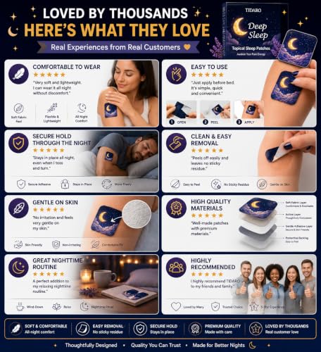Premium 60 Count Sleep Patches with Valerian Root and Melatonin Extra Strength for Adults - Natural Relaxation and Deep Calm Home Support Patch At Night
