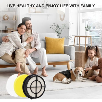 Replacement Filters for Bissell Pet Hair Eraser Vacuum: Compatible with Bissell Pet Hair Eraser Vacuum Filter 27909,24613,2790,2790W,2475 Series, 2 Pack