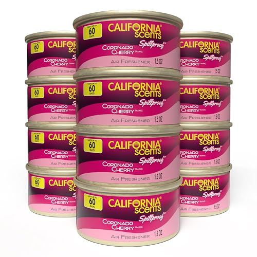 Can Air Freshener and Odor Neutralizer by Californ... (12 Count | Coronado Cherry)