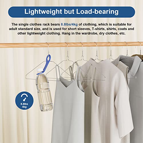 SPECILITE Wire Metal Clothes Hangers Bulk 100 Pack, Ultra Thin, Silver | Perfect for Standard Size Suits, Coats, Shirts, Pants, Skirts, 16 Inch 12 Gauge, Space Saving, Non Slip