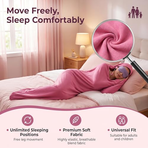 TailWaggers 2026 New Wearable Sleep Pod Hug Blanket, A Deeper Sleep Set, Portable Travel Nap Kit for Camping, Travel& Daily