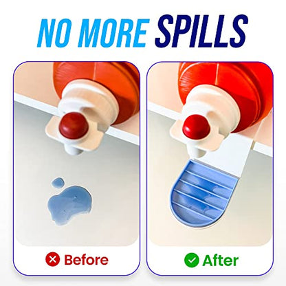 Simplation [2 Pack] Laundry Detergent Cup Holder, Detergent Drip Catcher | (Slide Style) No More Mess or Leaks, Laundry Detergent Cup Holder, Drip Catcher