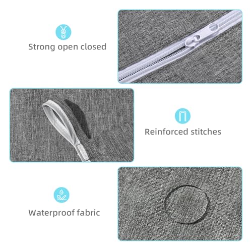 KEEPJOY Hanging Laundry Hamper Bag with 2 Different Types of Hooks, Size 20 x 30 Inch Door Laundry Hamper Storage Bag for Dirty Clothes, Blankets, and Toys (Grey, 1-Pack)