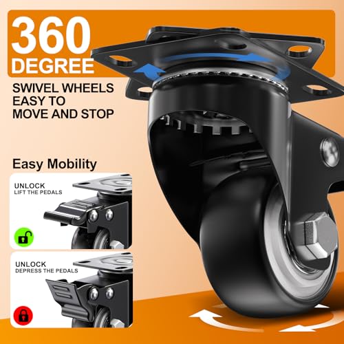 QNCZ Premium Patio Heavy Duty Black Umbrella Base with Wheel,120lb Weighted | Easy to Install, Flexible to Move, Sufficient load-bearing Capacity, Ust Fix It With Sand and Wate, Beautiful and Durable