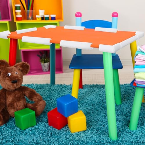 40 Pcs TV Moving Foam Corner Protectors Mirror Picture Frame Shipping Moving Packaging Protection Cushioning Foam Sets Corner Furniture Edge Protectors Shipping for Photo Artwork