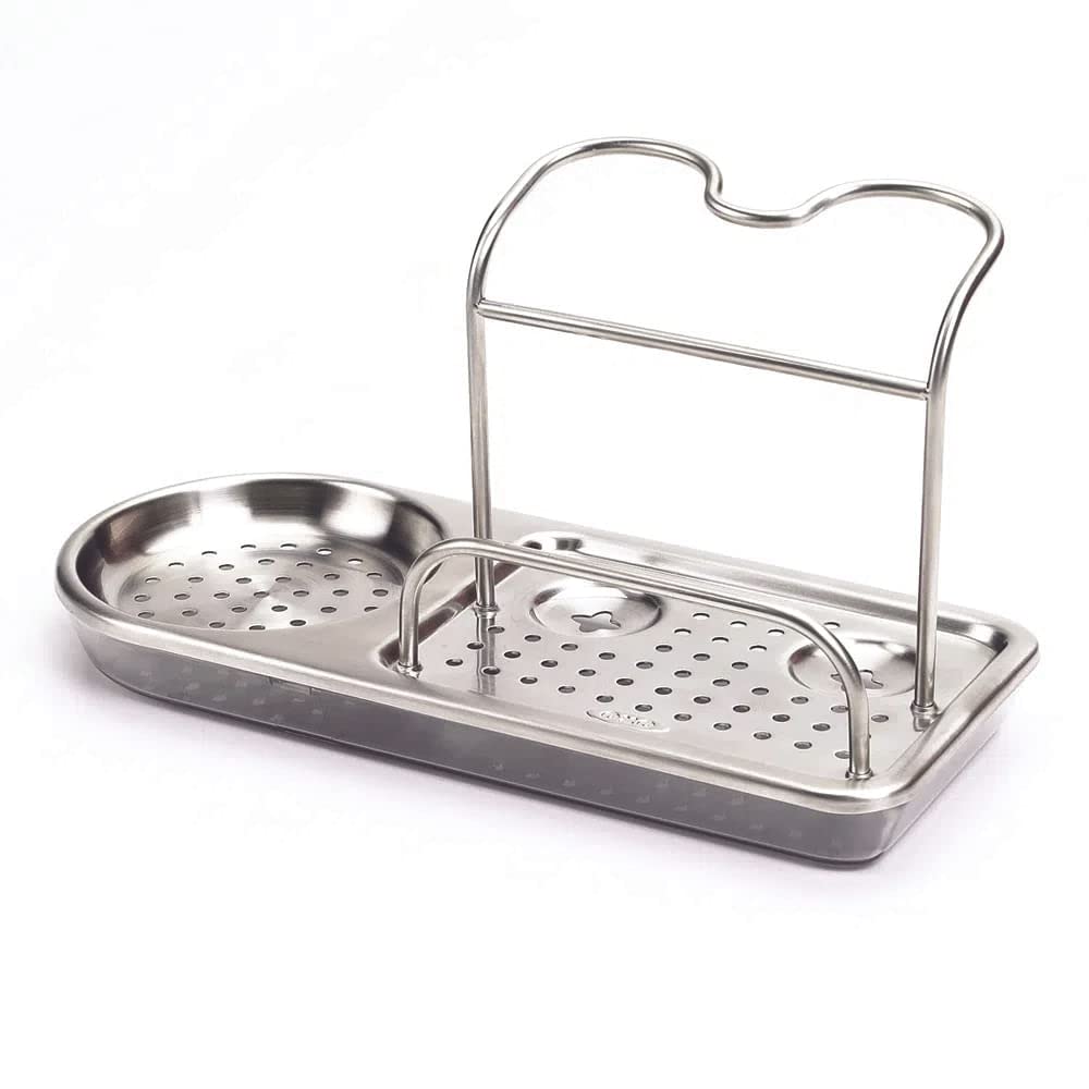OXO Good Grips Stainless Steel Sink Caddy, Gray, A