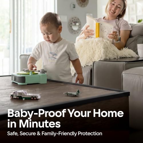 Furniture Edge Guards | 16ft Protective Protective Foam Cushion | Baby Child Proofing Set NonToxic and Safe for Table, Fireplace, Countertop | Black