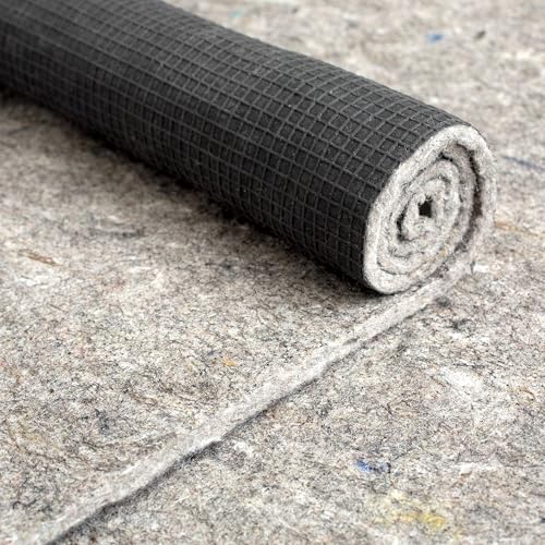 RUGPADUSA - Superior-Lock - 8'x10' - 1/4" Thick - Felt + Rubber - Premium Non-Slip Rug Pad - Perfect for Hardwood Floors, Available in 2 Thicknesses, Many Custom Sizes