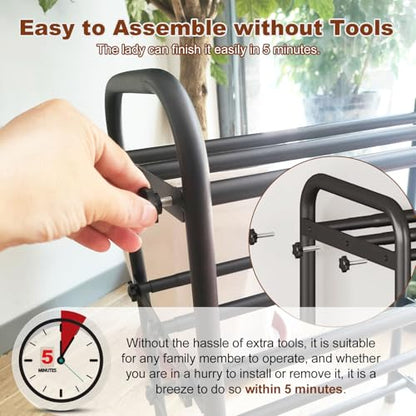 Expandable 3-Tier Shoe Rack for Closet & Entryway, Metal Shoe Organizer | Expandable • Adjustable Width • Holds 12 Pairs • Heavy-Duty Metal • Tool-Free Assembly • Fits Small Spaces