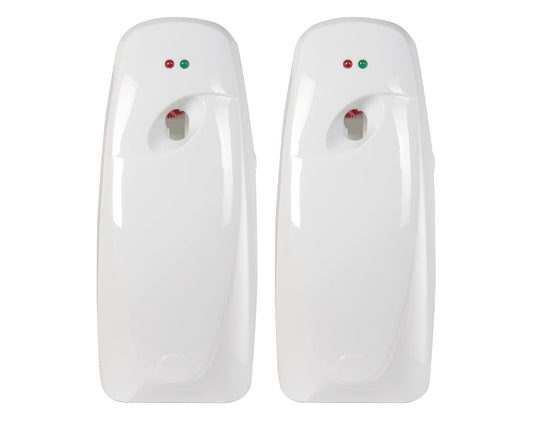 Automatic Air Freshener Spray Dispenser (2-Pack) W... (2 Count | White)