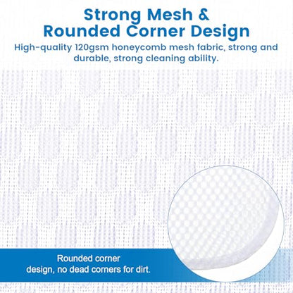 2 Pack XXX-Large Mesh Laundry Bags for Delicates, 35 x 43 Inches | 120gsm Honeycomb Mesh, Protect Delicates, Sturdy Zipper, Reusable, Washer & Dryer Safe, For College, Dorm, Home and Travel