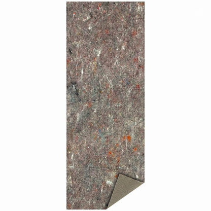 Ottomanson 3' x 10' Non-Slip Rug Pad Gripper 1/4 Inch Thick Dual Surface Felt + Rubber Gripper - Safe for All Floors, Brown