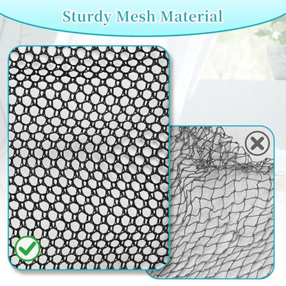 Mesh Shower Caddy Portable, Toiletry Bags for Travel, Hanging Shower Organizer Tote Bag for College Dorm Students Girls Boys, Dry and Wet Separation with Metal Hook