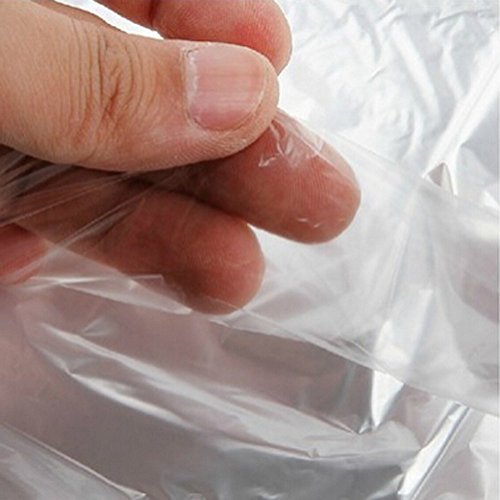 40Pcs Clear Plastic Dry Cleaning Garment Bags Can be Hung Transparent Clothing Dust Cover.