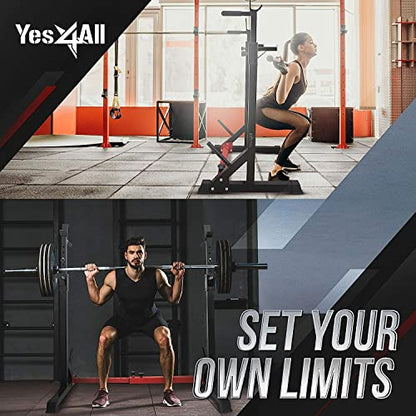 Squat Rack for Home Gym, Adjustable Barbell Stand... (Alloy Steel)
