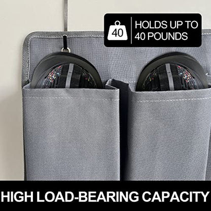 RV Shoe Pockets 10 Pockets Heavy Hanging Bedside Storage Organizer with Sturdy Hooks Storage Pockets Hangs on bed for Shoes Toys and Tool Accessories