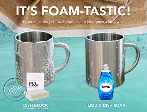 No Tox Life DISH BLOCK - Free of Dyes and Fragrance - Zero Waste Dish Soap