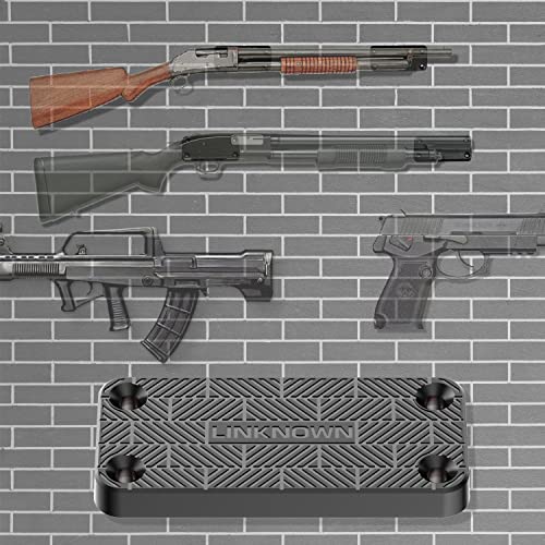 Gun Magnet Mount 55 Lbs Rating Magnetic Gun Mount for Car, Rubber Coated Firearm Holder for Rifle Pistol Magazines, Gun Magnet for Vehicle, Desks, Safes, and Walls, Indoor Gun Racks