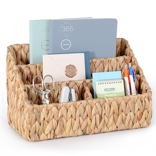 Natural Farmhouse Desk Organizers and Storage, Lar...