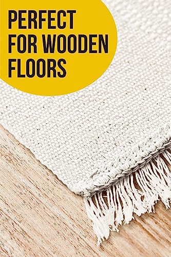 Rug Gripper for Hardwood Floors - 12 Pack Square Anti Slip Rug Corner Grippers for Area Rugs - Washable & Reusable Non Slip Rug Pads - Carpet Corners to Hold Rug in Place on Tile, Wood & Marble