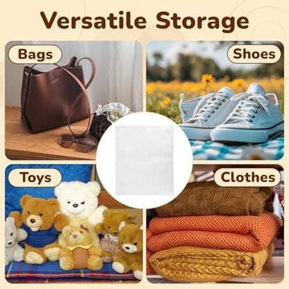 Dust Bags for Handbags, 30 Pcs, 19.68x23.62 Inches | Non-Woven, Reusable Protector Covers, Fits Backpacks, Boots, Closet Organizer for Travel & Home