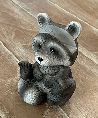 Cute Raccoon Whimsical Eyeglasses Holder Stand - Fun Glasses Keeper