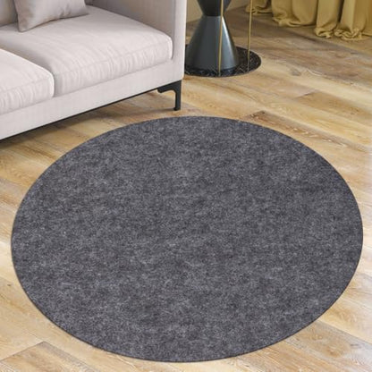 Waterproof Rug Pad Round 1/4 Thick Waterproof Non-Slip Rug Pad， Pad for Hardwood Floors， Rug Pads for All Floors and Finishes, Keeps Carpets in Place Soft and Safe（6FT）