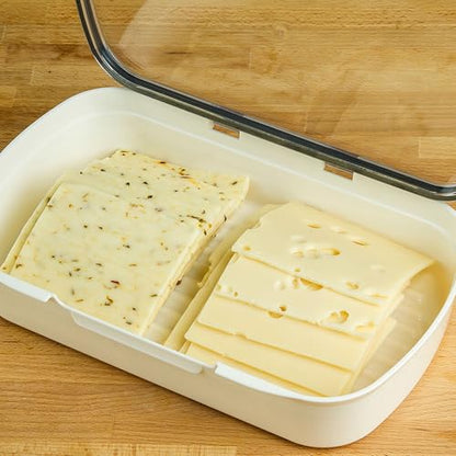 ProKeeper Deli Food Storage Container with Air-Tight Seal and Dry Erase Lid