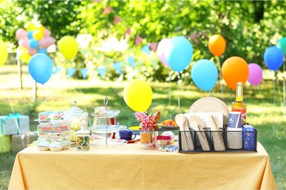 Metal Paper Plate Organizer & Utensil Holder for Countertop, Silverware Caddy Cutlery Flatware Organizer for Plastic Cup Forks Spoon Napkins, Paper Plate Holder for Picnic Camping Party