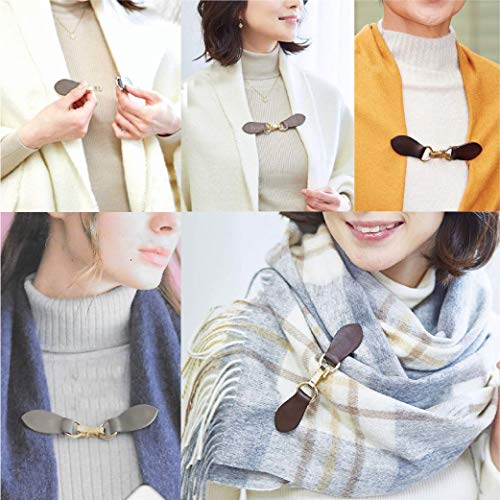 Clip Holder Buckle Clasp Pin for Poncho Cape Cardigan Wrap Shawl Accessories