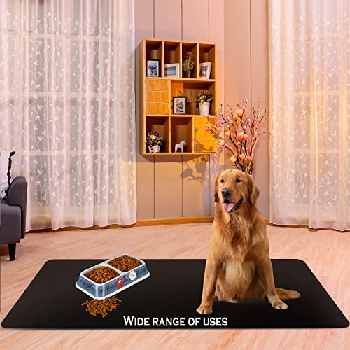 36" x 24" Extra Large Silicone Mat for Epoxy Resin Casting Molds, Nonstick Heat Resistant Craft Mat for Jewelry Making, Clay Crafting, and Countertop Protection