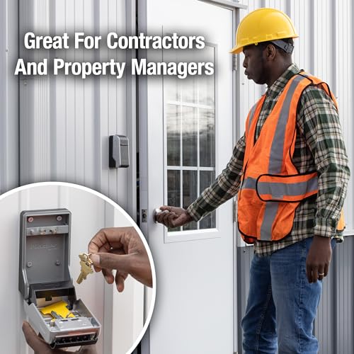 Master Lock High Capacity Key Lockbox, Combination Dial, Wall Mount