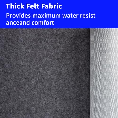 Waterproof Non-Slip Rug Pad 8x10 for Large Area Rugs Durable Felt Floor Protection pad for All Floors, Suitable for Cutting. Rug Pads Keep Rugs in Place and Provide Cushioning