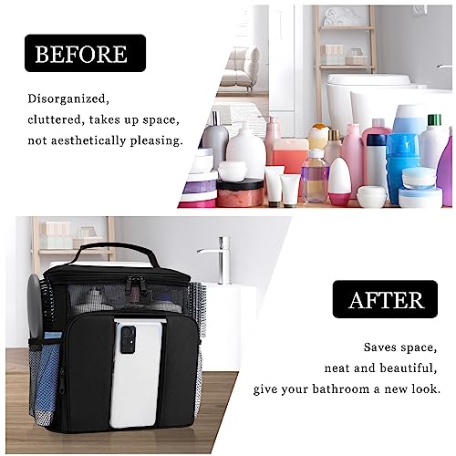 Dorm Room Essentials for College Students Girls Boys Guys, Shower Caddy | Travel Essentials Hanging Toiletry Bags for Traveling Women Men,Mesh Shower Caddies Portable for Camping,Gifts for Christmas