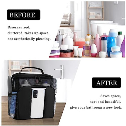 Dorm Room Essentials for College Students Girls Boys Guys, Shower Caddy | Travel Essentials Hanging Toiletry Bags for Traveling Women Men,Mesh Shower Caddies Portable for Camping,Gifts for Christmas