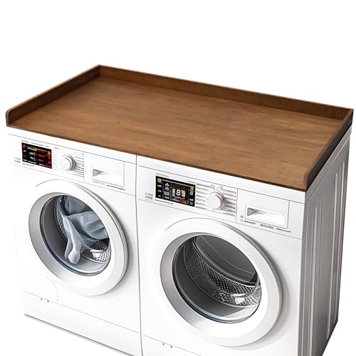 Washer Dryer Countertop, 27.5" x 54" Bamboo Washer...
