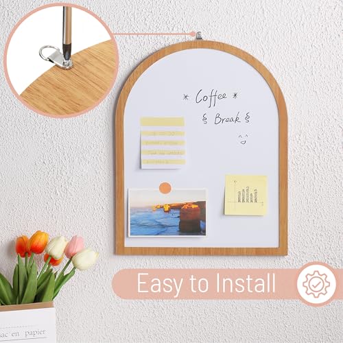 Mr. Pen- Dry Erase Board, 16" x 12", Wooden Frame, Boho Design