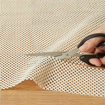 Amazon Basics Non-Slip Rug Pad, Keep Area Rugs Safe in Place, Slip and Skid Resistant Pads for Tile and Hardwood Floors, Protect Floors from Wear and Tear, Trimmable, 4x6