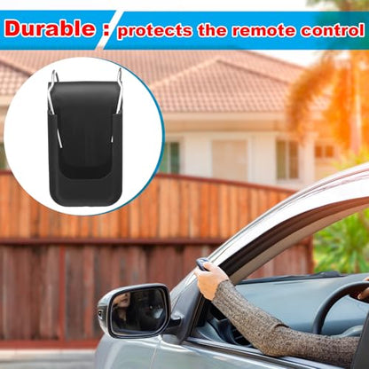 Kingdder 2 Pcs Transmitter Clip Compatible with MicroPLUS Door King Gate Visor Garage Door Opener Remote Clip for Viser Clicker Holder Holster