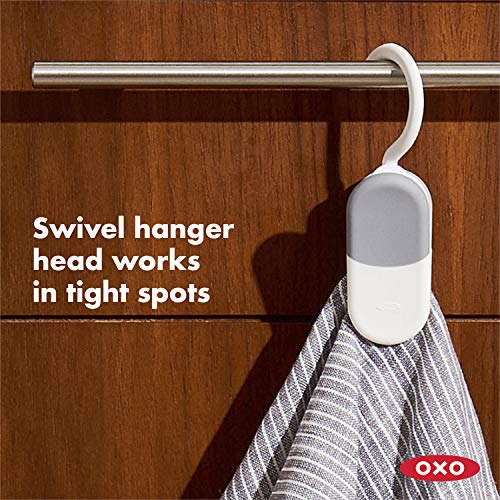 OXO Good Grips 3-Piece ClipHanger Set, White