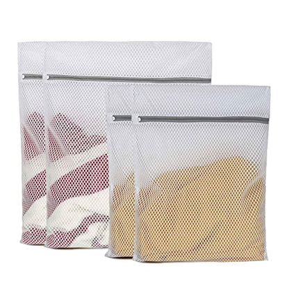 Mesh Laundry Bags for Delicates(2XL+2L), Laundry Bags Mesh Wash Bags, 125gsm Lingerie Bags