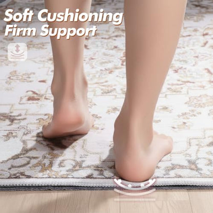 Non-Slip Rug Pad 6x9 Ft – 6'x9' PVC Anti-Slip Carpet Gripper Mat, 6 by 9 Feet Non Slip Pad for Area Rugs, Under Rug Padding for Hardwood Floors, Carpet Gripper Mat for Floors