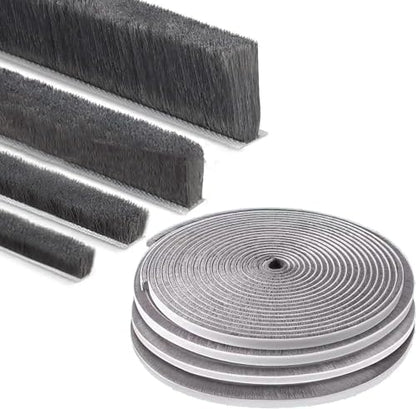 Brush Weather Stripping Door Window Seal,0.9 x 0.4 x 32.8 FT | Felt weather stripping,door sweep,sliding glass door applicable,soundproof,door frame sealing,windproof weatherstripping