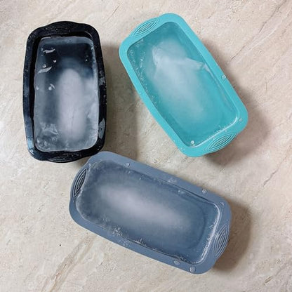 5Pcs Extra Large Ice Block Mold, Grey Silicone Ice Block Molds for Ice Bath Tub, Big Ice Cube Molds for Ice Bath, Ice Maker for Cold Plunge or Coolers, Ice Tray Accessories for Ice Bath Chiller