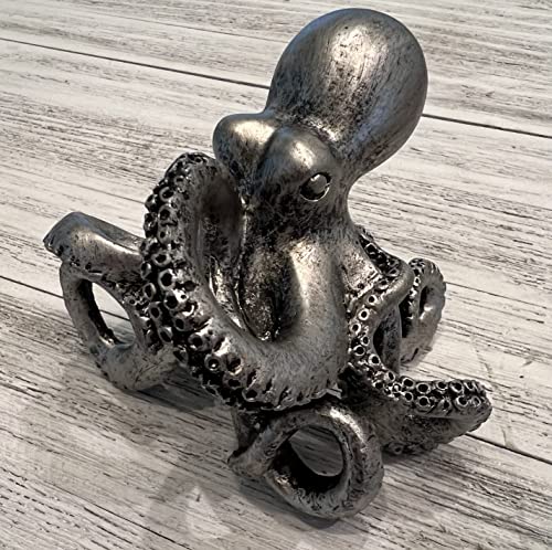 Top Brass Whimsical Octopus Figurine / Eyeglasses Holder Stand - Fun Glasses Keeper