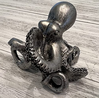 Top Brass Whimsical Octopus Figurine / Eyeglasses Holder Stand - Fun Glasses Keeper