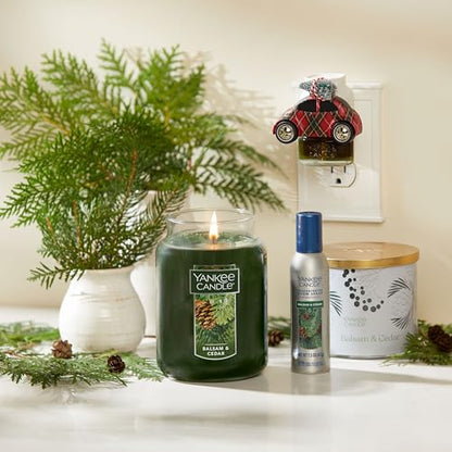 Yankee Candle Concentrated Room Spray, Balsam & Cedar Scent, Instant Air Freshener for Home with Fresh Forest Fragrance, Odor Neutralizing Mist, 1.5 Ounce (Pack of 1)