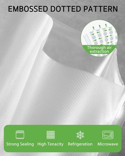 Syntus 11" x 150' Vacuum Sealer Bags for Food Seal Rolls with Cutter | BPA Free, Sous Vide Microwave Freezer Safe, Custom Size, Effortless and Precise Cutting, Works with All Vacuum Sealers
