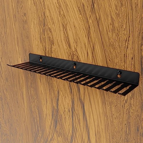 19 Slots Wall mountable Cable Hanger and Organizer,Cable Holder,Cable Organizer Studio Storage,Slots Width from 5.5 to 9.5mm for Cord Management Rack