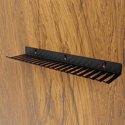 19 Slots Wall mountable Cable Hanger and Organizer,Cable Holder,Cable Organizer Studio Storage,Slots Width from 5.5 to 9.5mm for Cord Management Rack